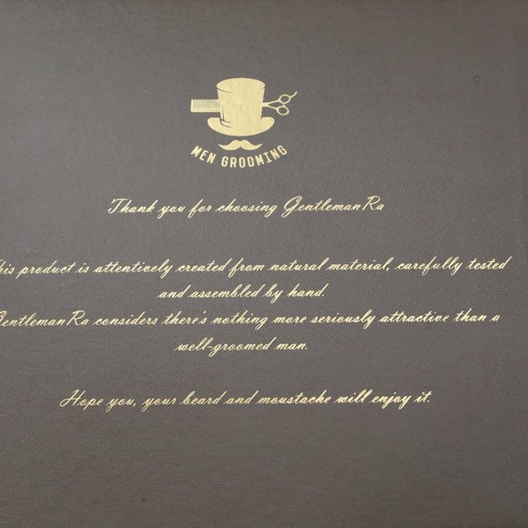 Gentleman RA Men's 3 Piece Grooming Set - Picture 3 of 5